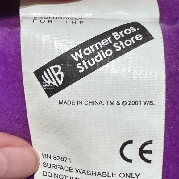 ๐ธ๐ RARE Vintage 2001 Marvin the Martian Plush Pillow โ 13โ x 13โ ๐๐ธ - Picture 7 of 16